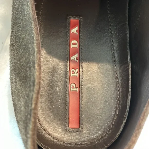 Prada Brown Suede sneakers - Picture 6 of 6
